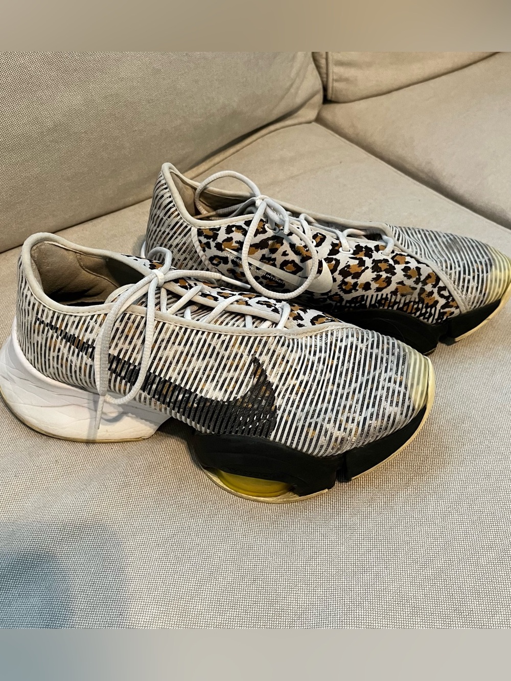 Nike Air Zoom SuperRep animal print sneakers